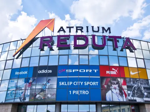 Atrium european real estate shopping centre big
